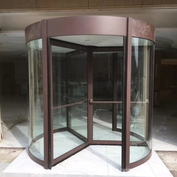 Puerta giratoria de vidrio del hotel